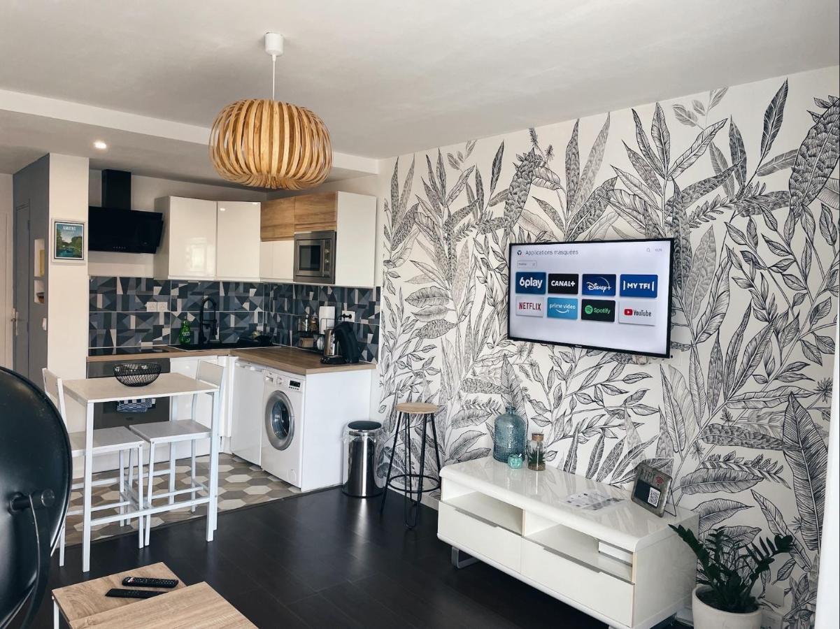 New: Appartement Tout Confort + Parking Gratuit Amiens Esterno foto