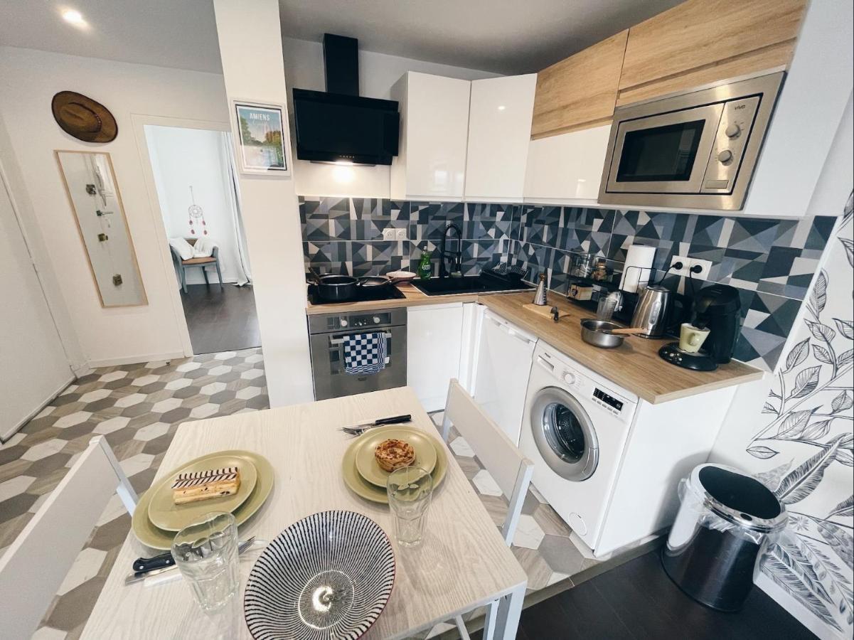 New: Appartement Tout Confort + Parking Gratuit Amiens Esterno foto